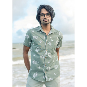 Adam Cotton Printed Shirt